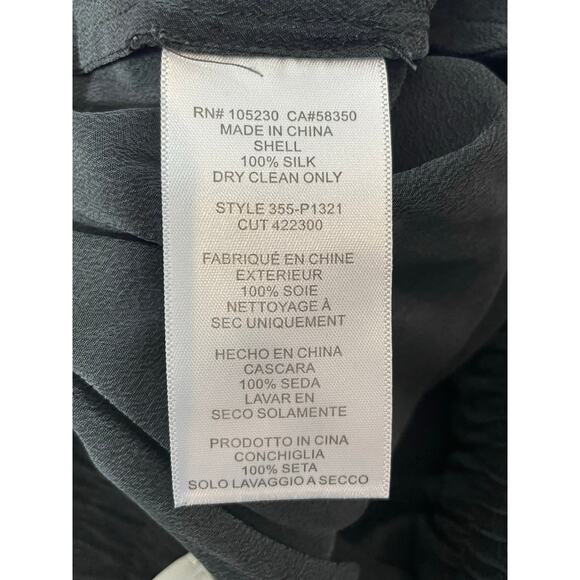 Joie Silk Cargo Joggers Small Black Belted Whimsygoth Officecore Athleisure - Picture 7 of 7